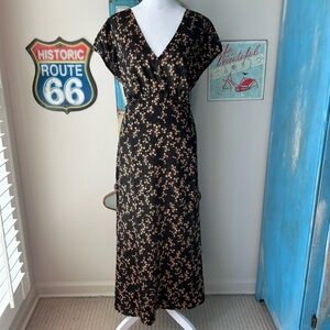 Adore Me Ditsy Floral Satin Night Gown Dress